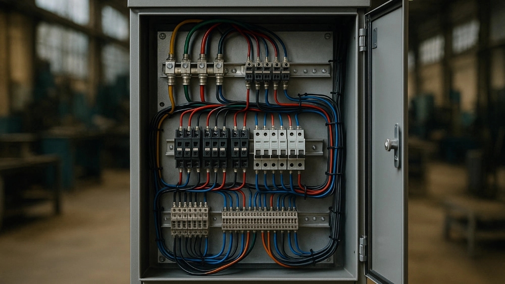 Construction and assembly of industrial power panel in Tehran tulip