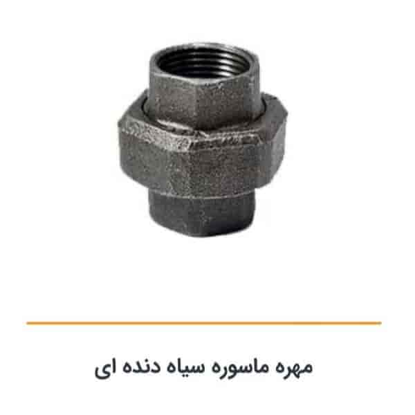 Ribbed black spindle nut