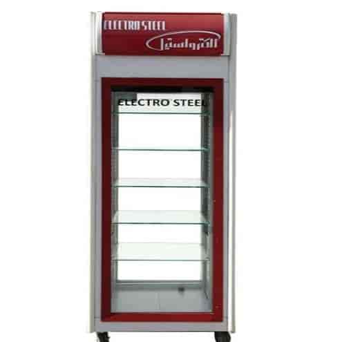 The refrigerator standing on a single door