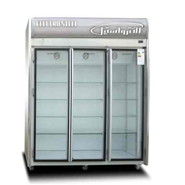 Rose three-door standing refrigerator