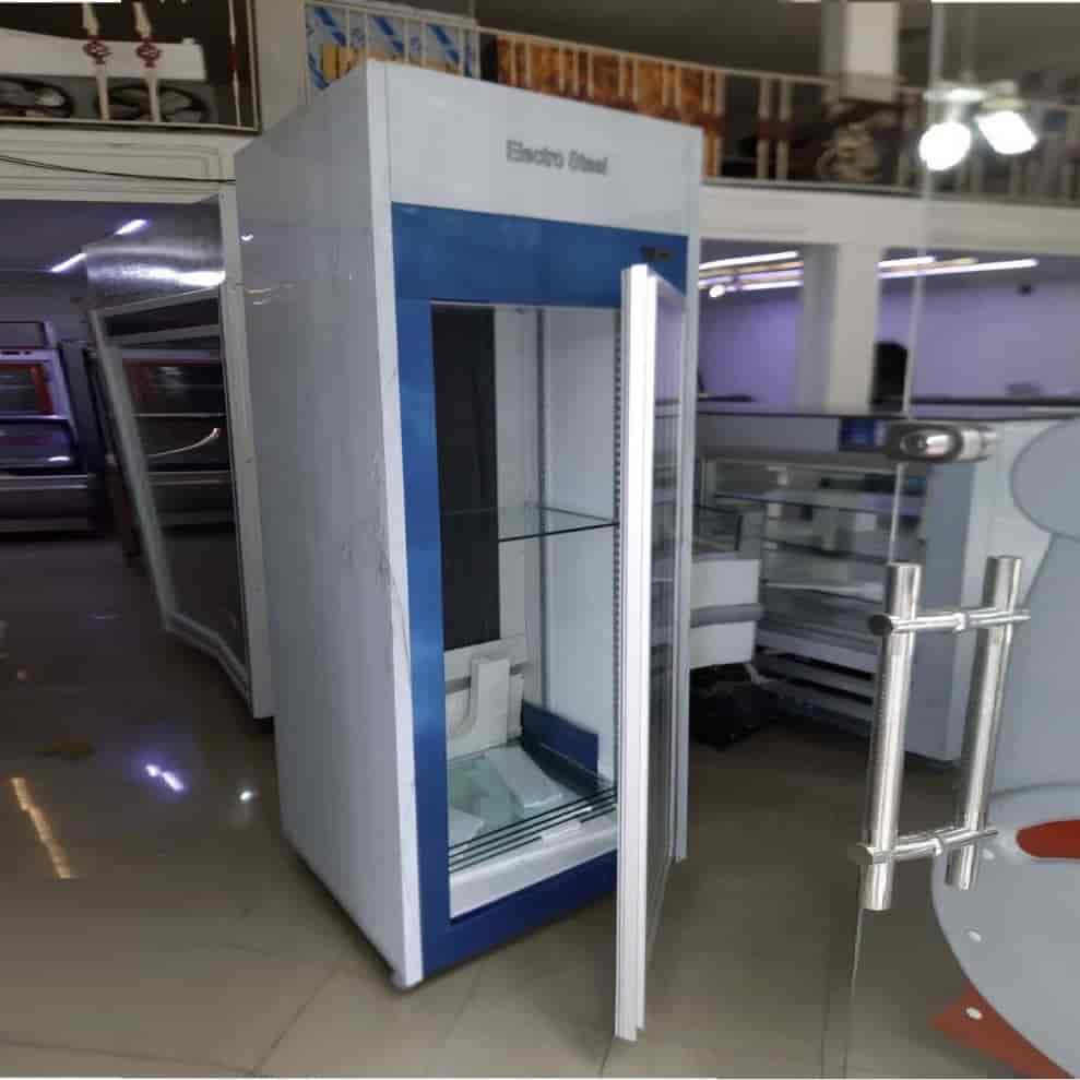 Grilled single door refrigerator, rose model