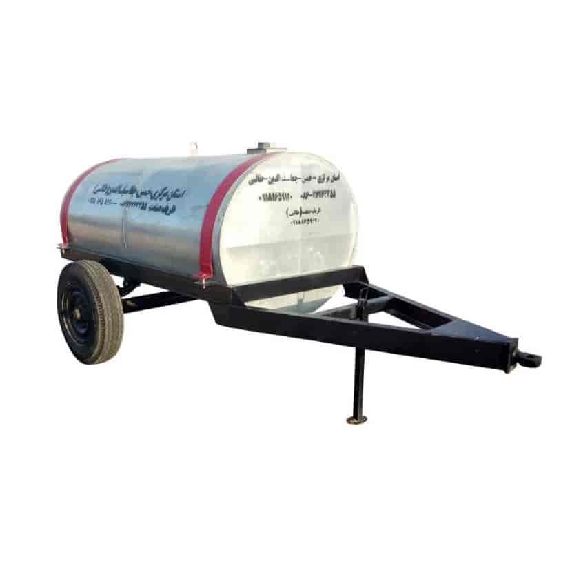 2000 liter galvanized wheeled tanker
