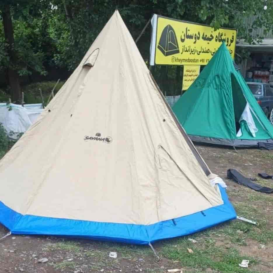The waterproof tent