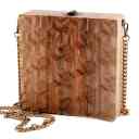 Making all kinds of leather and wooden bags and mistletoe inlay in Babylon, Mazandaran