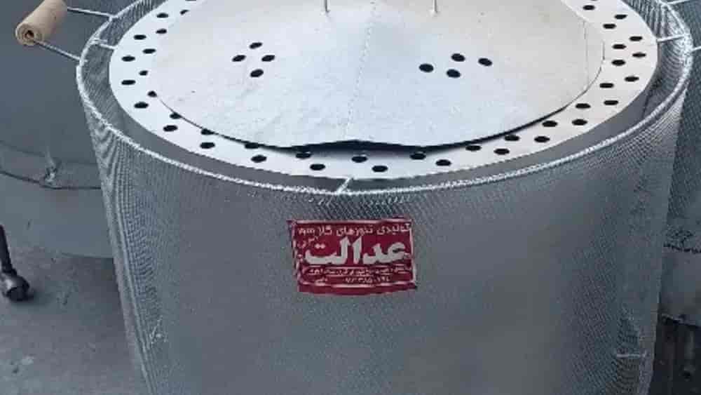 Cylindrical gas oven