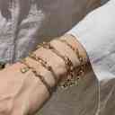 Varshid Gallery, low price custom gold bangle half set in Kerman