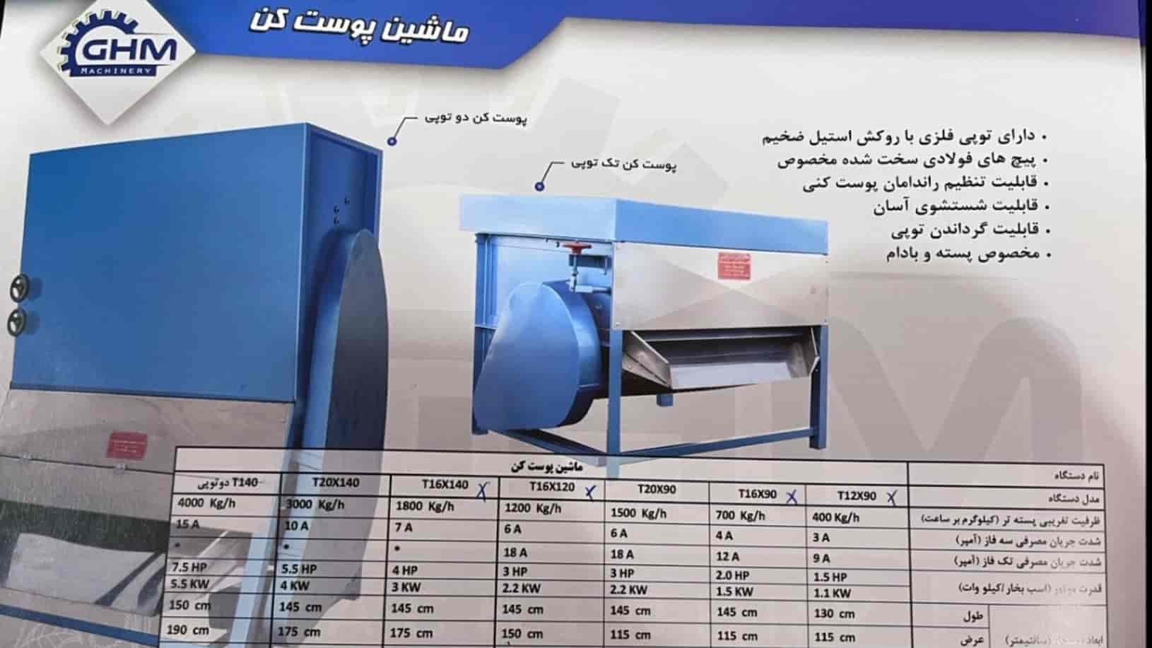 Making a peeling machine