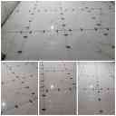Abdullahi building facade, tile and stone work in Bukan