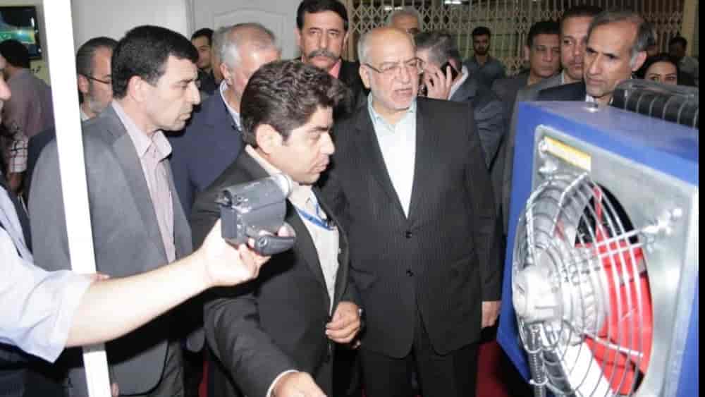 Tehran International Exhibition with the Minister of Mining in Tehran