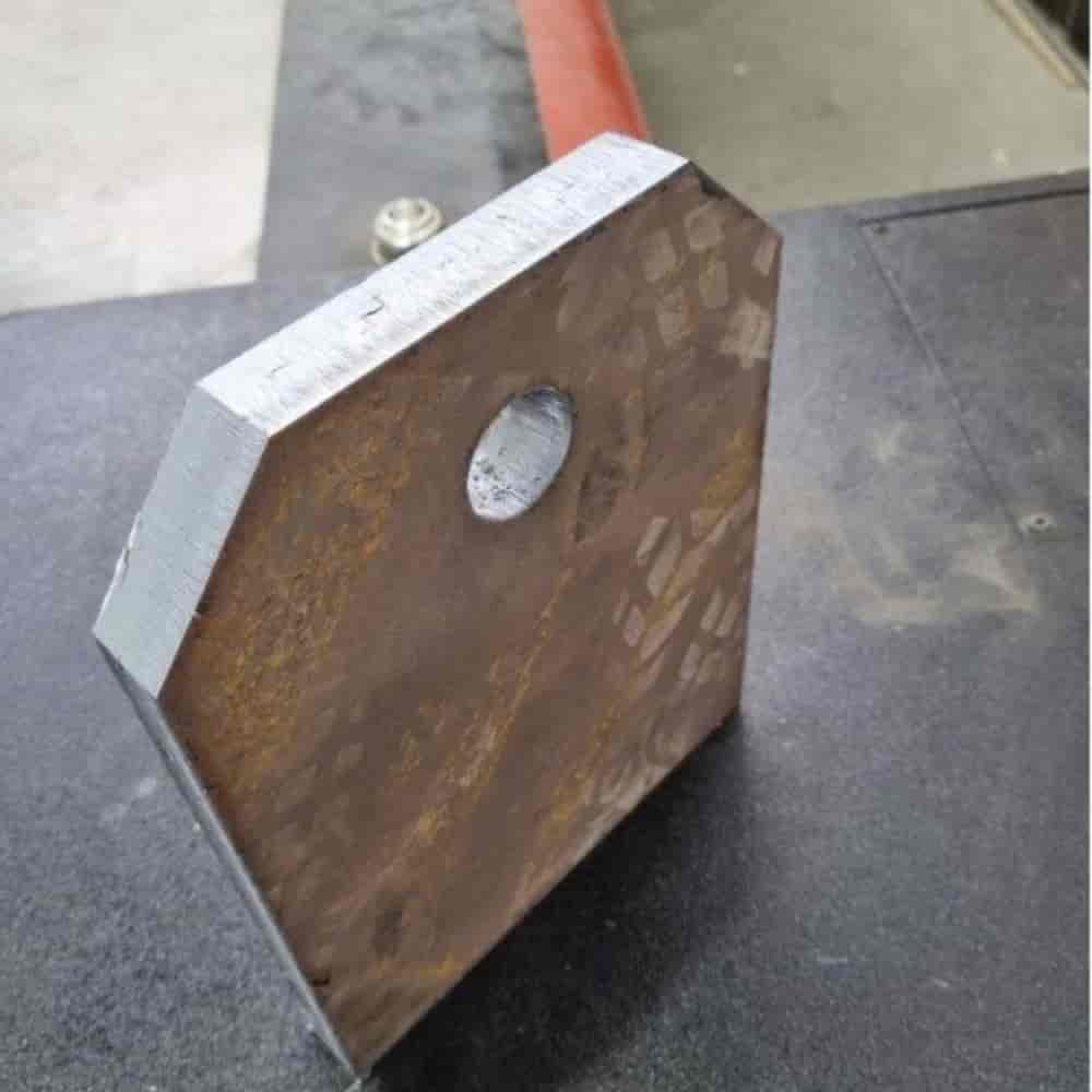 Laser cutting of high thickness st52 sheet