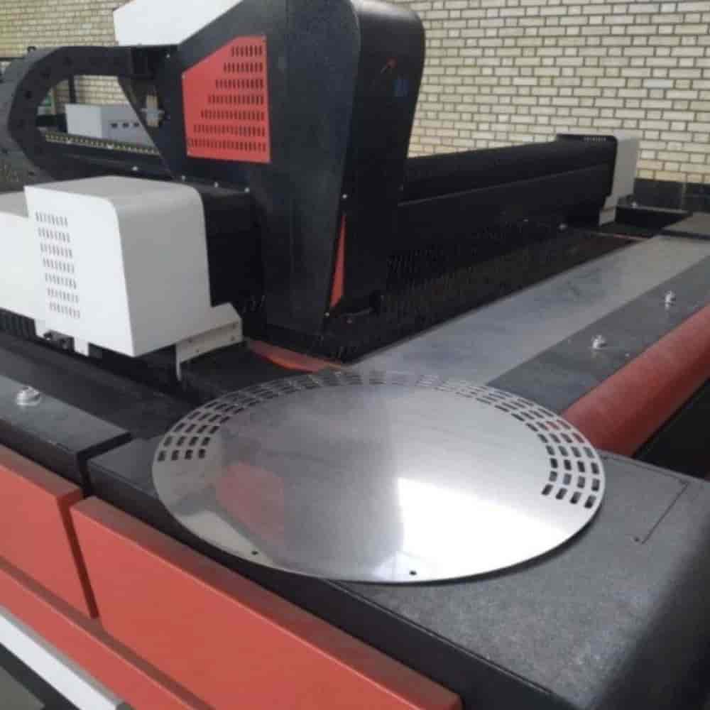 Laser cutting of steel sheet