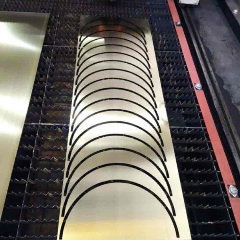 Rice sheet laser cutting