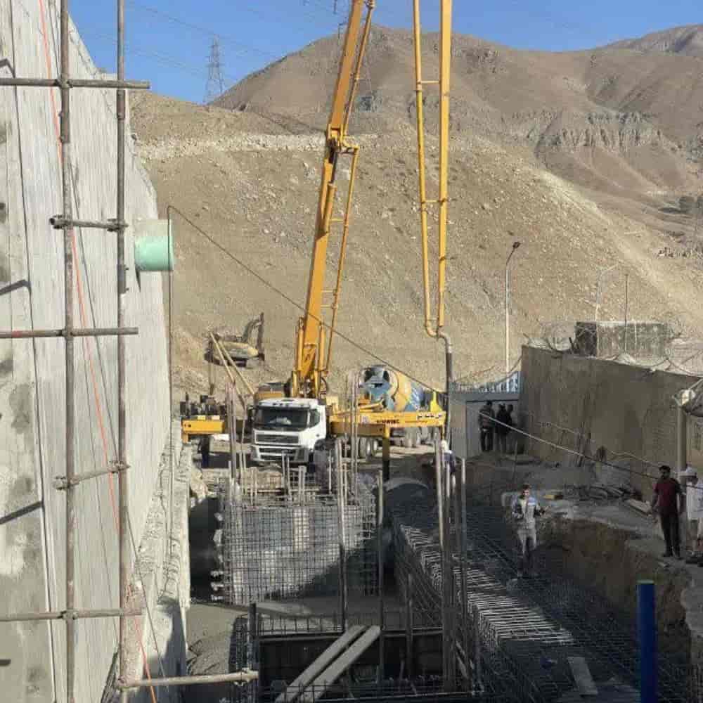 Construction of a 5000 cubic meter Azimieh reservoir in Karaj