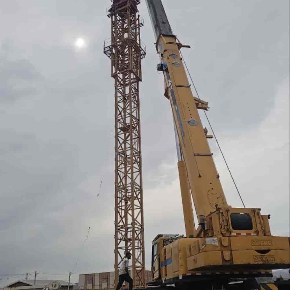 16 tonluk Tyrex kule vincinin montajı
