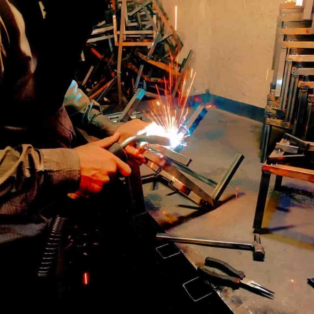 Single flame oven welding