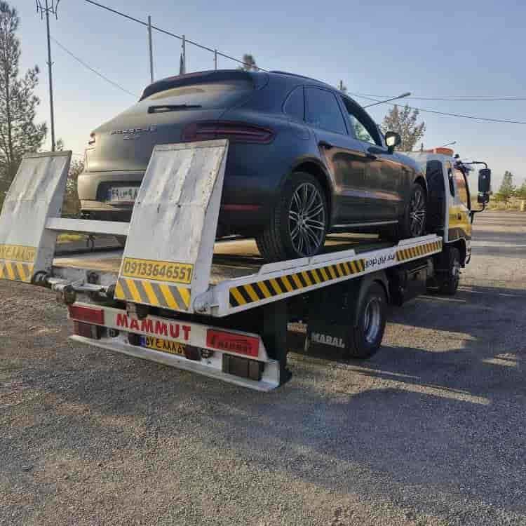 Transporting a Porsche car from Natanz freeway to Shiraz with valid insurance