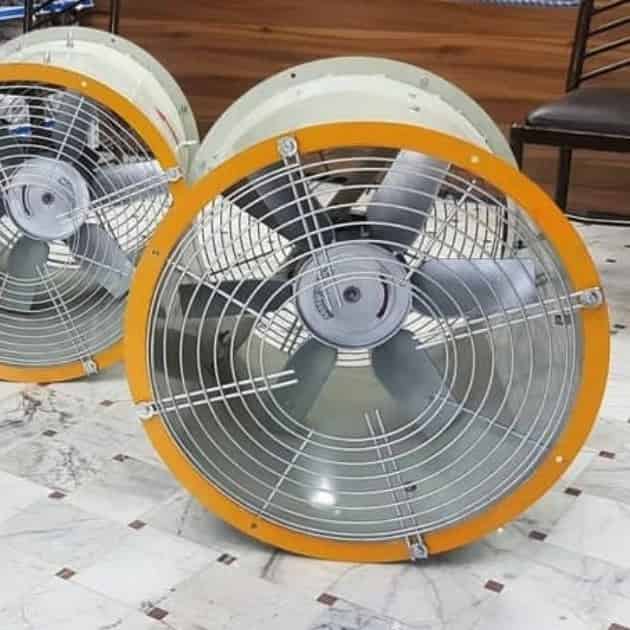 Axial duct ventilator