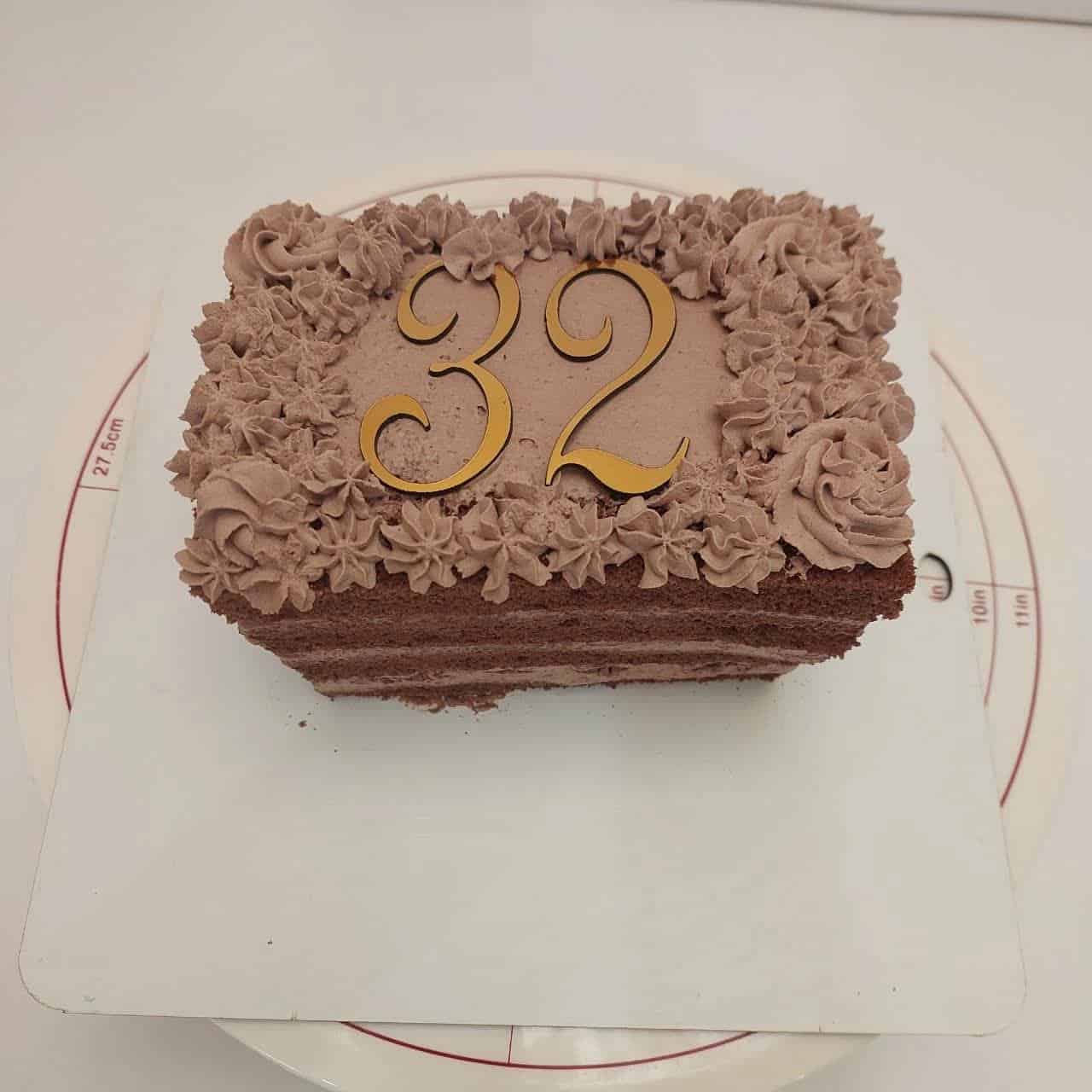 Chocolate cake sheet