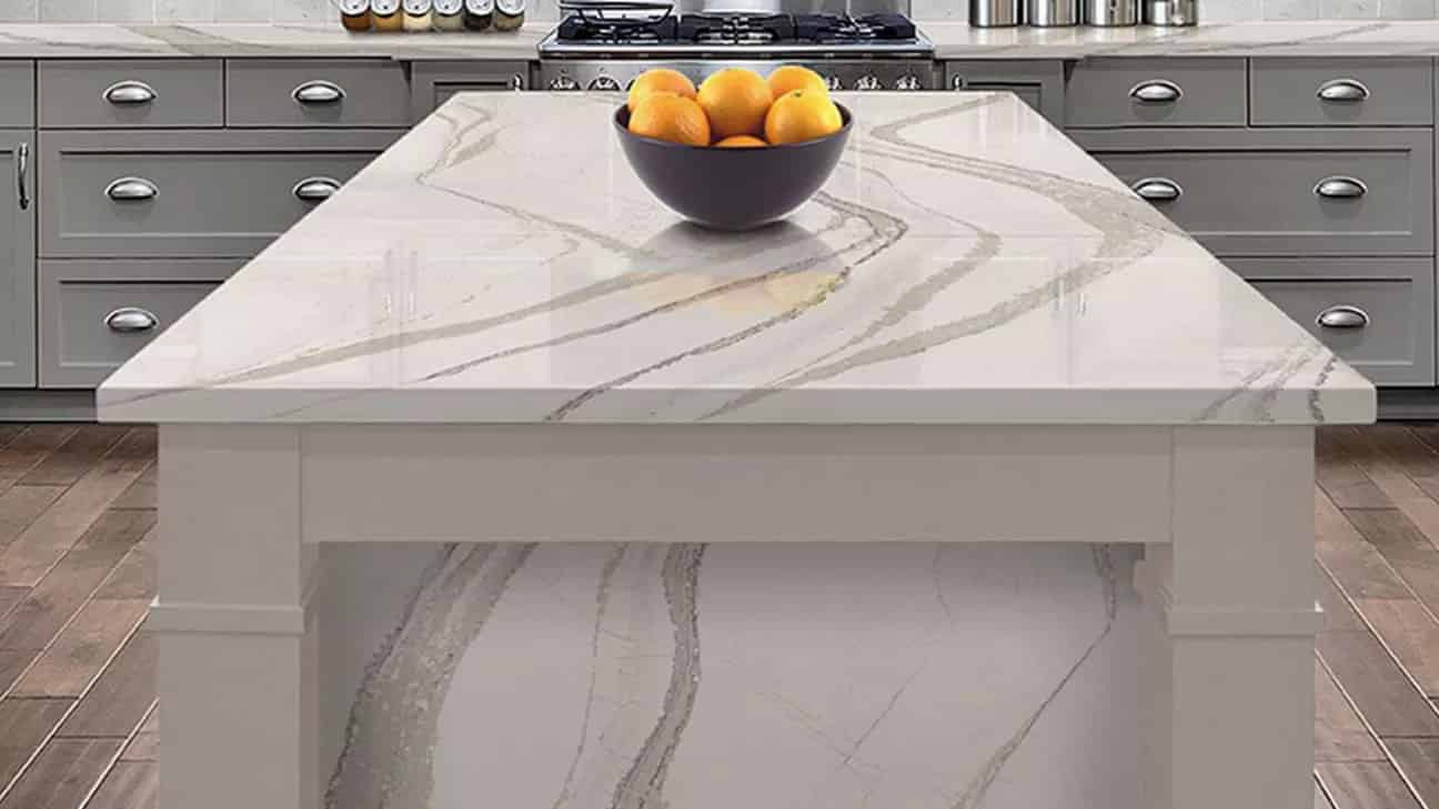 What cabinets are Corian and quartz plates suitable for?