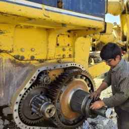 Fixing and forging of road construction machinery and Nowrozi mine in Tehran