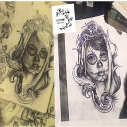 Face tattoo, 3D body and face tattoo training and services in Tehran and Karaj