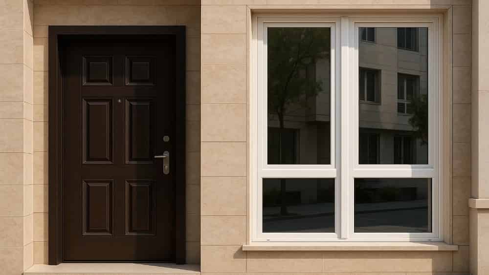 أنواع الأبواب والأبواب المناهضة للسرقة ونوافذ باب Sabalan Salmas