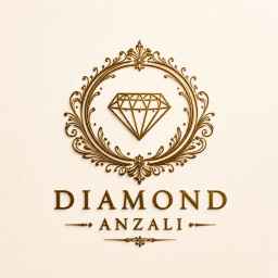 Silver and diamond rhinestones in Anzali