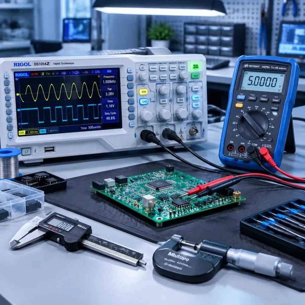 Mechanics of test and measurement equipment