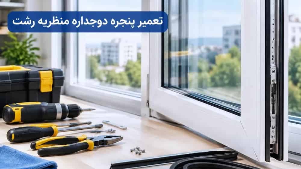 Repair of double-glazed windows in Manzareh, Rasht