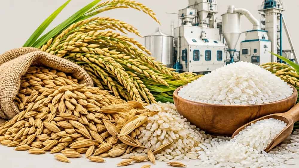 Industrial rice threshing and rice conversion services with the lowest percentage of rice crushing