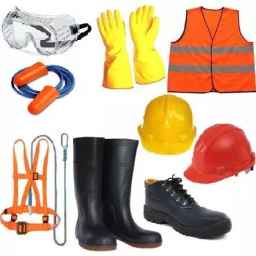 Equipment and safety clothing for the distribution of working gloves and safety in Mehrbad in Ahvaz