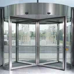 Automatic door and tempered glass and safe glass structure of Pirouzan Jam in Khayam, Tehran