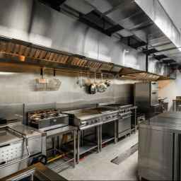 Industrial steel kitchen equipment in Isfahan