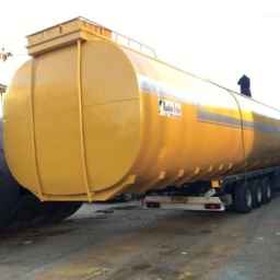 Construction of bitumen and hot oil mixer for Rangebar land and air tankers in Mashhad