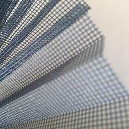 Pleated, hinged and fixed nets