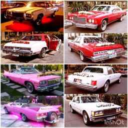 Renting a classic bride's car in Tehran