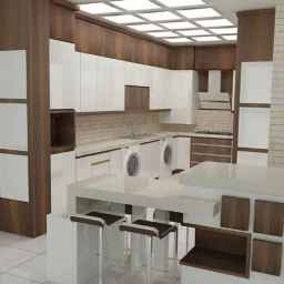 Design and production of all kinds of high-gloss MDF products, beautiful wood cabinets in Yazd
