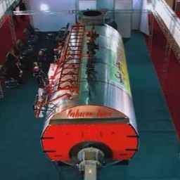 Tekavtos hot oil boiler factory in Mashhad