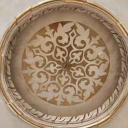 Implementation of microcement gold leaf patina and Abbasid decorative coating in Shiraz