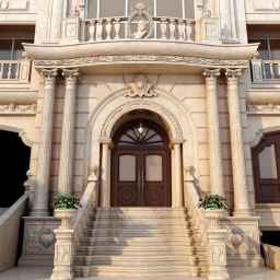 Sale of travertine building facade and Ahmadi brick facade in Sanandaj