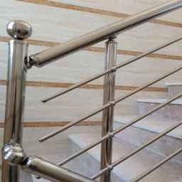 Implementation of steel fence and Farhamand's stair guard in Shiraz