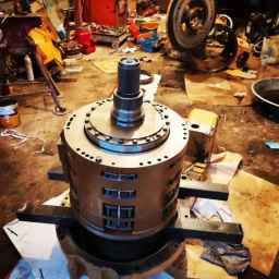 Repairing all kinds of road construction and mining machines in Ghanbari