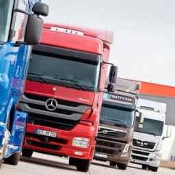 Mellat truckers exhibition in Tehran
