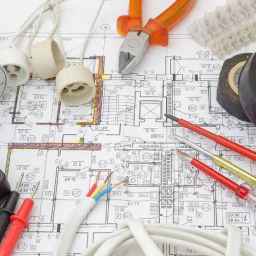 Azizi construction engineering services, architectural plan design of Esfahan electrical and mechanical structure