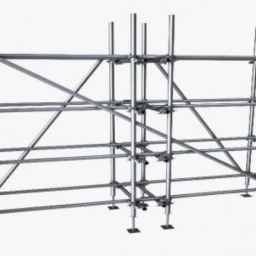 Metal scaffolding of Baran city in Rasht