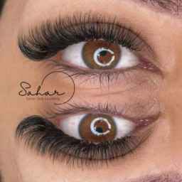 Sahar eyelash extension training and services in Arak