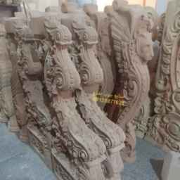 The implementation of wooden fence with a lathe base and Nasri Chinese knot in Qazvin