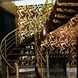 Jalili steel fence, staircase and balcony fence and bank protection in the middle
