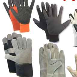 Distribution of theoretical industrial and construction gloves in Kermanshah