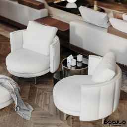 Malmezin store, steel furniture and single sofa in Tehran